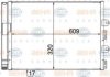 HELLA 8FC 351 309-081 Condenser, air conditioning